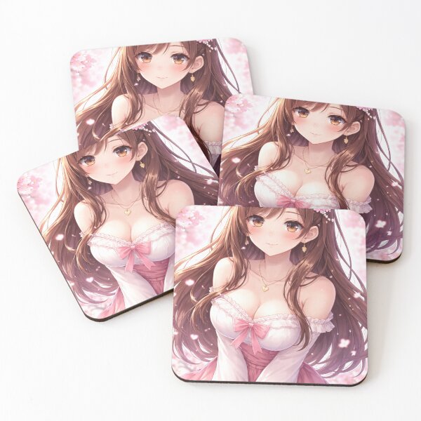 Item preview, Beautiful Anime Girl Cherry Blossom Design designed and sold by GouravArts.