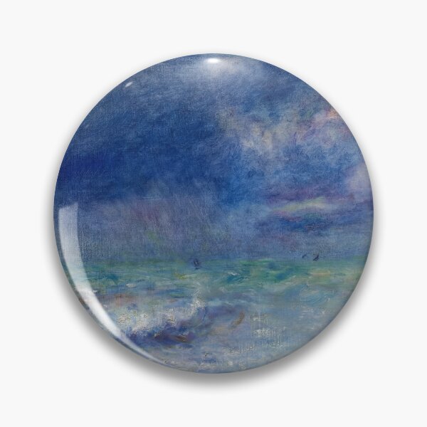 Item preview, Seascape by Pierre-Auguste Renoir: Impressionist Coastal Wall Art Poster designed and sold by artofuniverse.