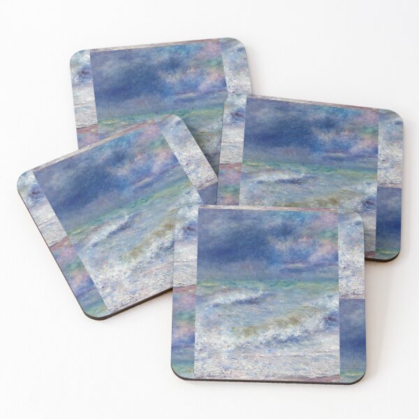 Item preview, Seascape by Pierre-Auguste Renoir: Impressionist Coastal Wall Art Poster designed and sold by artofuniverse.