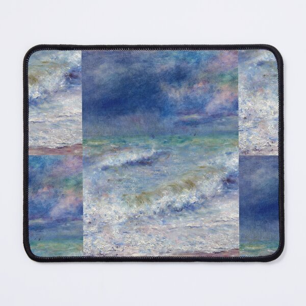 Item preview, Seascape by Pierre-Auguste Renoir: Impressionist Coastal Wall Art Poster designed and sold by artofuniverse.