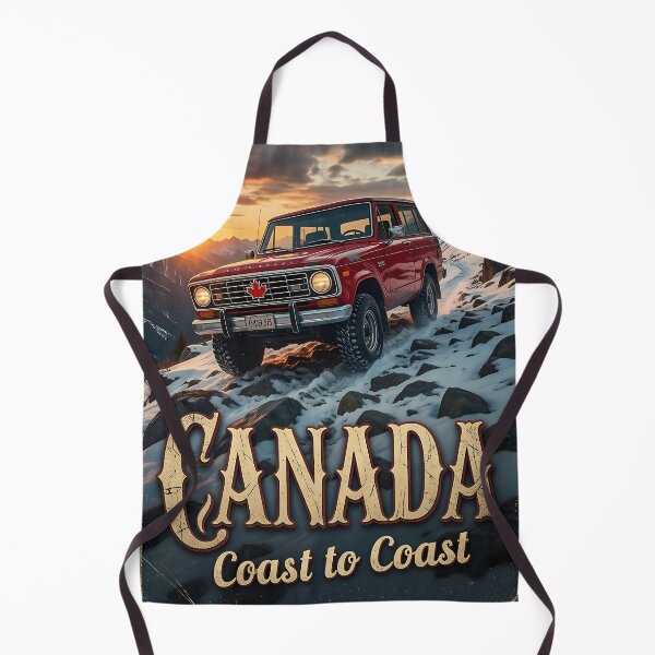 Item preview, Vintage Canada Off Road Winter Adventure Travel Poster designed and sold by BorgSpareParts.