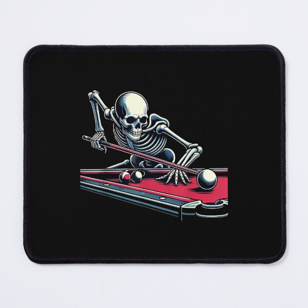 Item preview, Skeleton Playing Billiards Halloween Billiard Pool Snooker designed and sold by RichardXRichard.