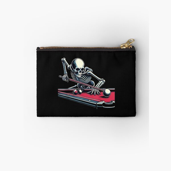 Item preview, Skeleton Playing Billiards Halloween Billiard Pool Snooker designed and sold by RichardXRichard.