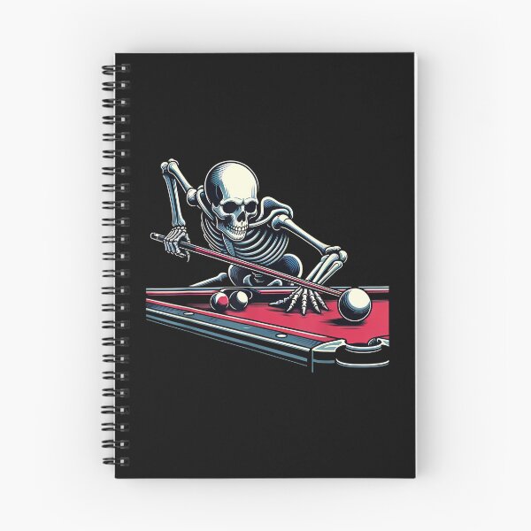 Item preview, Skeleton Playing Billiards Halloween Billiard Pool Snooker designed and sold by RichardXRichard.