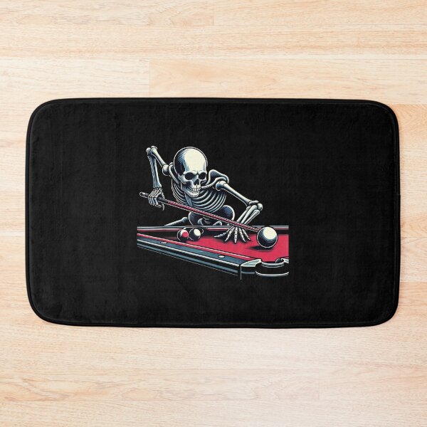 Item preview, Skeleton Playing Billiards Halloween Billiard Pool Snooker designed and sold by RichardXRichard.