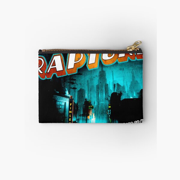 Item preview, Bioshock Inspired 'Greetings from Rapture' Vintage  Retro Postcard Weathered Design Active T-Shirt designed and sold by WeberLilydade.
