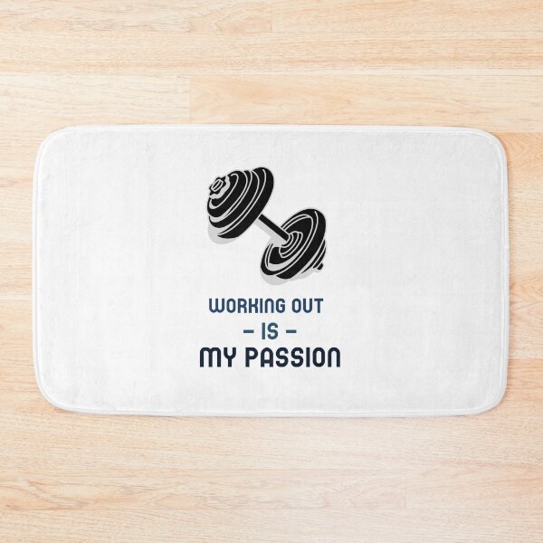 Item preview, Working out is my passion designed and sold by greener designs.