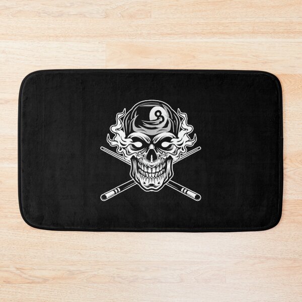 Item preview, Skull Billiards Snooker Billiard 8 Ball Player Cue Sports designed and sold by RichardXRichard.