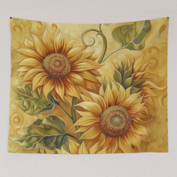 Item preview, Vintage Sunflowers Art designed and sold by MargaretWiktor.