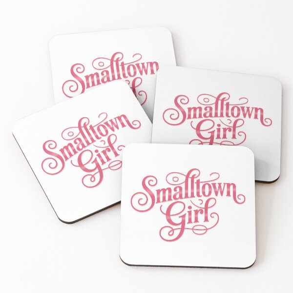 Item preview, Smalltown Girl – Ornate Pink Cursive designed and sold by Everdreeam.