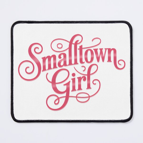Item preview, Smalltown Girl – Ornate Pink Cursive designed and sold by Everdreeam.
