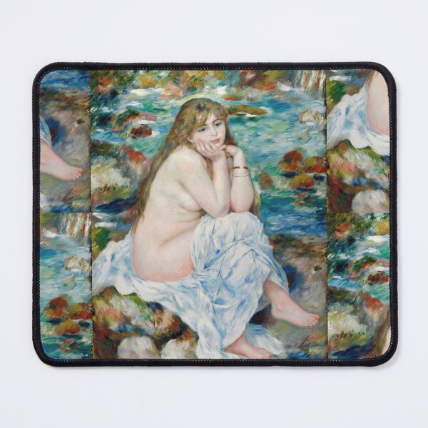 Item preview, Seated Bather by Pierre-Auguste Renoir: Impressionist Nude Fine Art Poster designed and sold by artofuniverse.