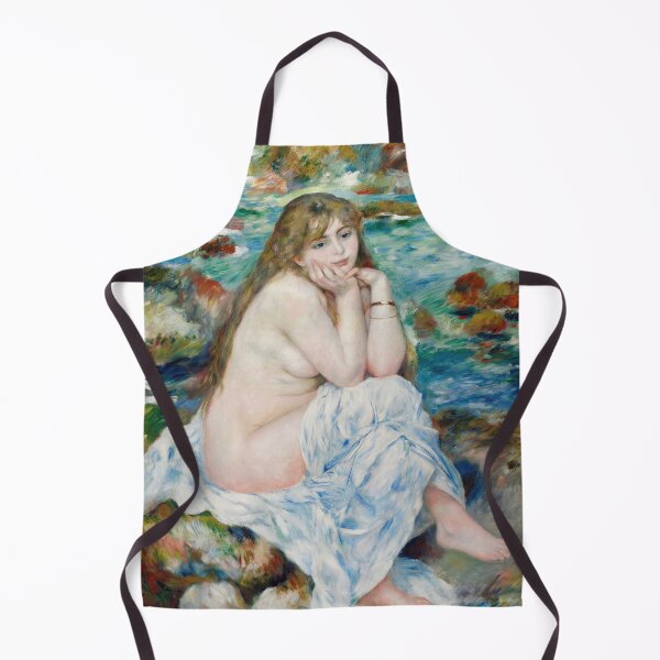 Item preview, Seated Bather by Pierre-Auguste Renoir: Impressionist Nude Fine Art Poster designed and sold by artofuniverse.