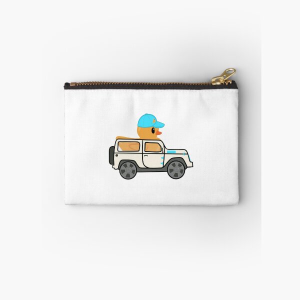 Item preview, White and Blue Utility Vehicle Rubber Duck  designed and sold by TimTimByChloe.