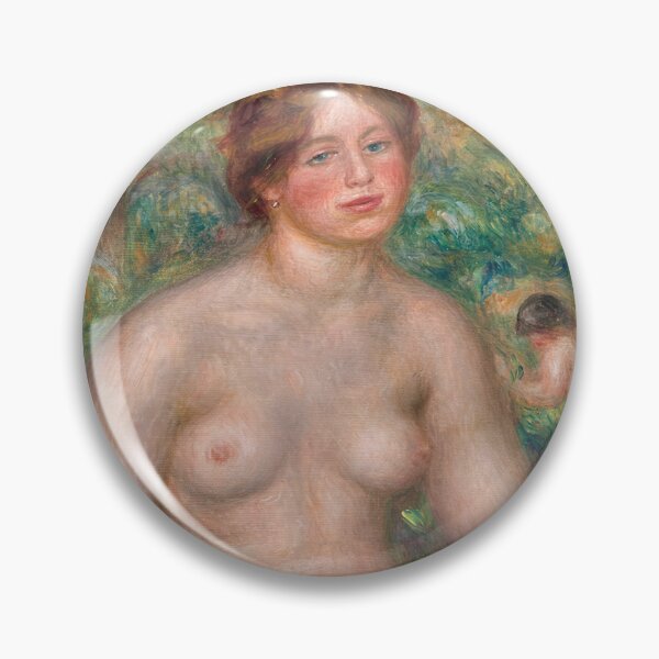 Item preview, Seated Bather by Pierre-Auguste Renoir: Impressionist Nude Poster designed and sold by artofuniverse.