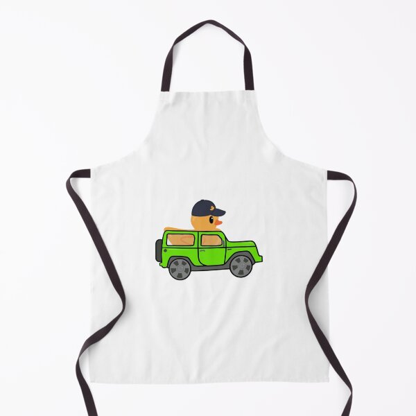 Item preview, Green Utility Vehicle Rubber Duck with Hat designed and sold by TimTimByChloe.