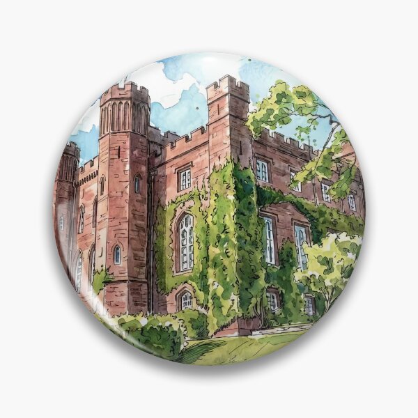 Item preview, Watercolour illustration of Scone Palace, Perthshire, Scotland designed and sold by davidelder.