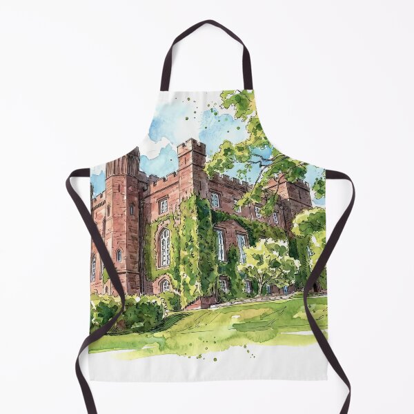 Item preview, Watercolour illustration of Scone Palace, Perthshire, Scotland designed and sold by davidelder.