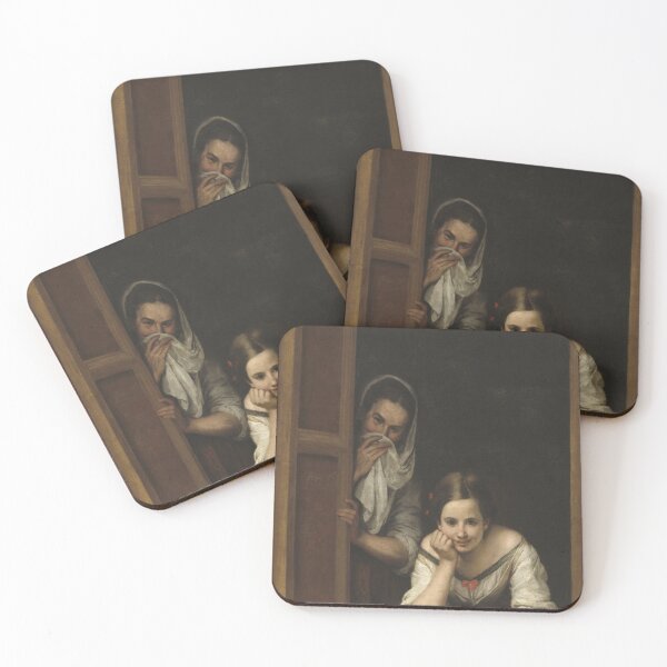 Item preview, Bartolome Esteban Murillos - Two Women At a Window 1655-1660 designed and sold by DONTSPACEAWAY.