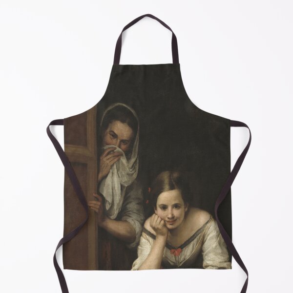 Item preview, Bartolome Esteban Murillos - Two Women At a Window 1655-1660 designed and sold by DONTSPACEAWAY.
