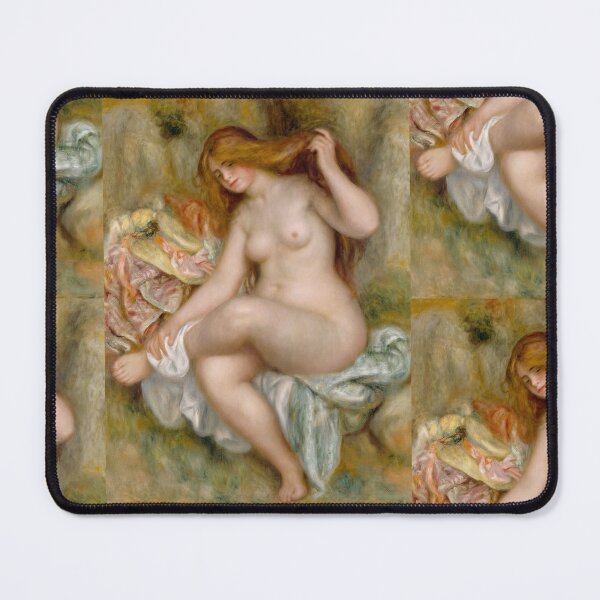 Item preview, Seated Bather by Pierre-Auguste Renoir: Impressionist Nude Fine Art Poster designed and sold by artofuniverse.