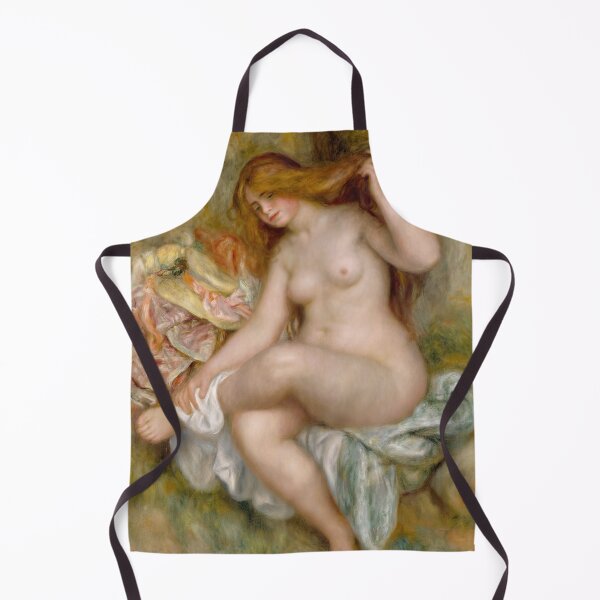 Item preview, Seated Bather by Pierre-Auguste Renoir: Impressionist Nude Fine Art Poster designed and sold by artofuniverse.