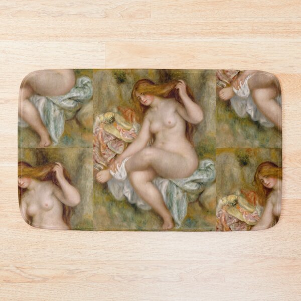 Item preview, Seated Bather by Pierre-Auguste Renoir: Impressionist Nude Fine Art Poster designed and sold by artofuniverse.