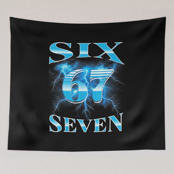 Item preview, Six Seven 67 Meme Bootleg Style 90s 80s Alpha Gen Slang designed and sold by PaulTSchafer.
