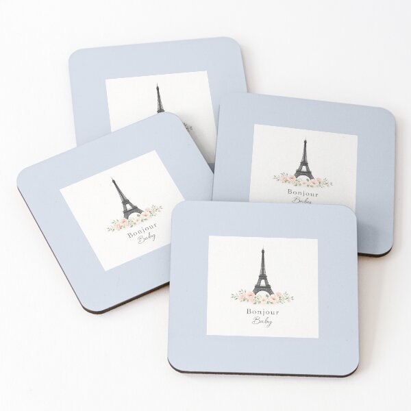 Item preview, Bonjour Baby – Paris Baby Shower Card, Eiffel Tower Floral Nursery Art, French Baby Gift, Neutral Baby Decor designed and sold by Novel Works Studio.