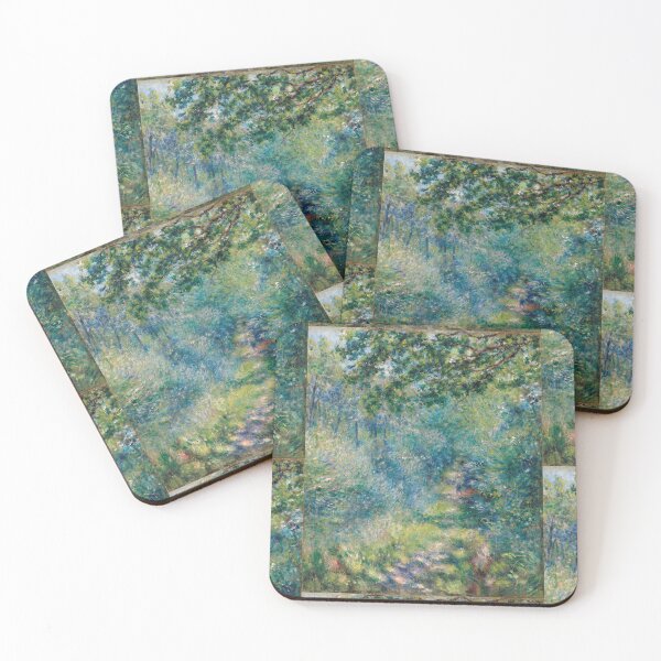 Item preview, Sentier Dans Le Bois by Pierre-Auguste Renoir: Impressionist Woodland Path Poster designed and sold by artofuniverse.