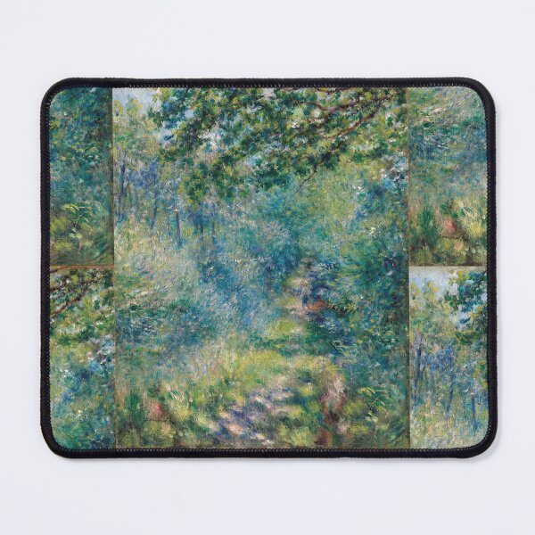 Item preview, Sentier Dans Le Bois by Pierre-Auguste Renoir: Impressionist Woodland Path Poster designed and sold by artofuniverse.