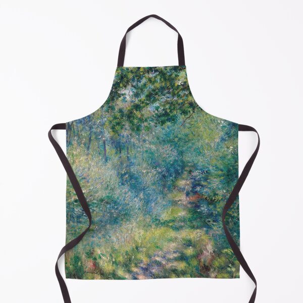 Aperçu de l'œuvre Sentier Dans Le Bois de Pierre-Auguste Renoir : Impressionniste Woodland Path Poster créée et vendue par artofuniverse.