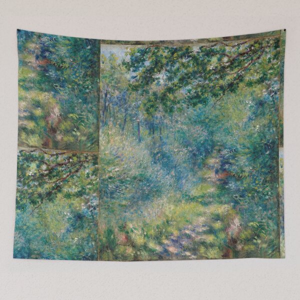 Item preview, Sentier Dans Le Bois by Pierre-Auguste Renoir: Impressionist Woodland Path Poster designed and sold by artofuniverse.