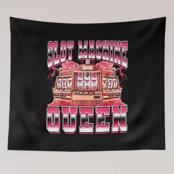 Item preview, Slot Machine Queen Gambling Gambler Las Vegas Casino 90s designed and sold by PaulTSchafer.