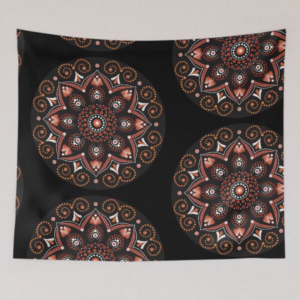 Item preview, Red Mini Mandala designed and sold by The Dotted Brush.
