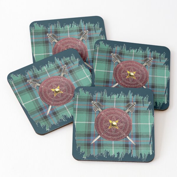 Item preview, Targe and Swords MacDonald of the Isles Hunting Tartan designed and sold by Murph's Images.