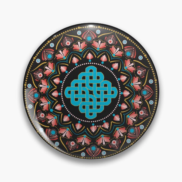 Item preview, Celtic Knot Coral designed and sold by The Dotted Brush.