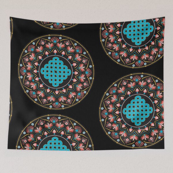 Item preview, Celtic Knot Coral designed and sold by The Dotted Brush.