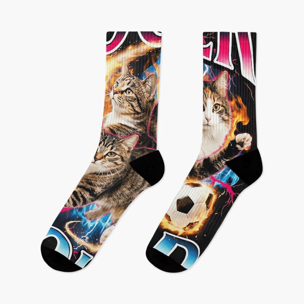 Artikelvorschau, Fußballmannschaft Lustiges Katzen-Meme Retro 90er Bootleg Grafik Tabby entworfen und verkauft von PaulTSchafer.