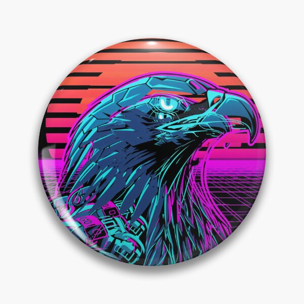 Item preview, Cyber Raptor: Synthwave Eagle Evolution designed and sold by Nicola369.