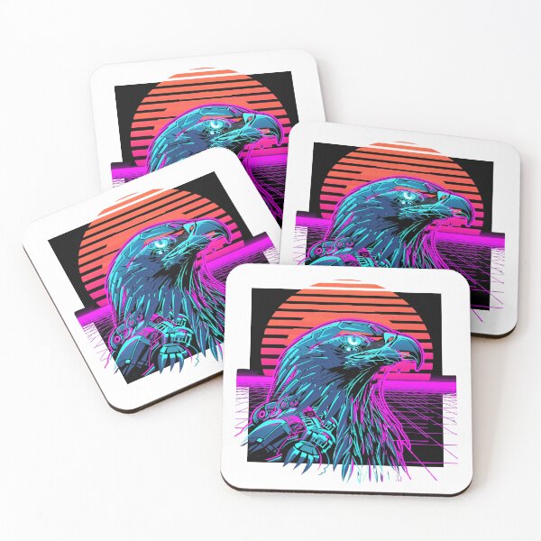 Item preview, Cyber Raptor: Synthwave Eagle Evolution designed and sold by Nicola369.