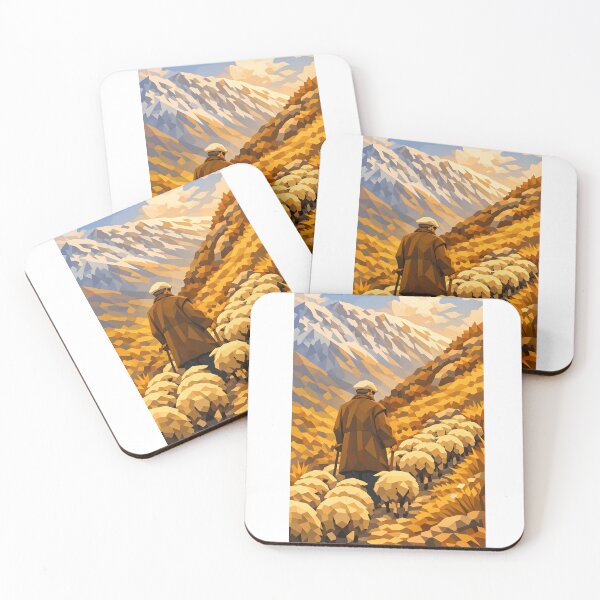 Item preview, Sheep Field - Polly Pixel Art designed and sold by Simmetrika.