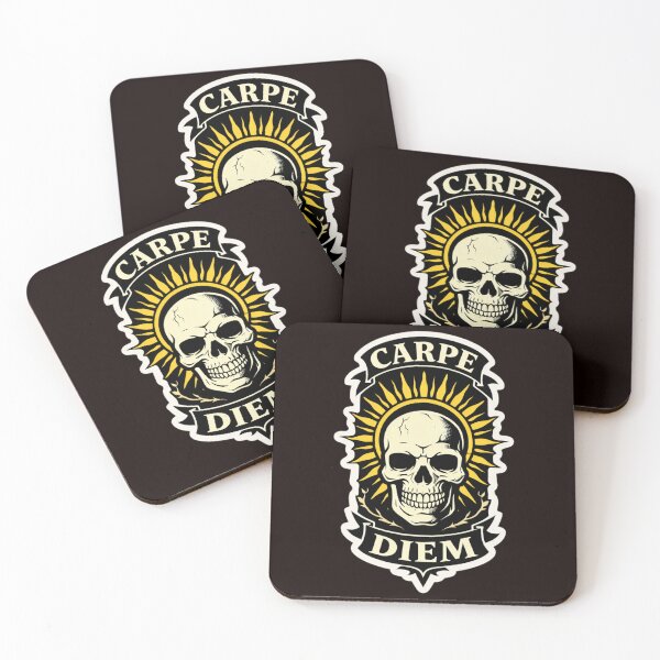 Item preview, Carpe Diem Skull Sun Gothic Design designed and sold by D S DESIGNS .