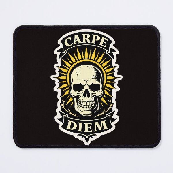 Item preview, Carpe Diem Skull Sun Gothic Design designed and sold by D S DESIGNS .