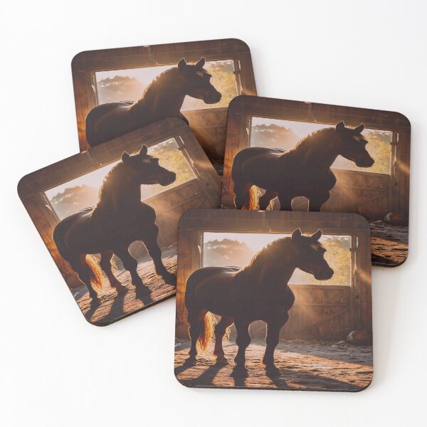 Item preview, Horse in Golden Sunlight designed and sold by BeautifulVirtues.