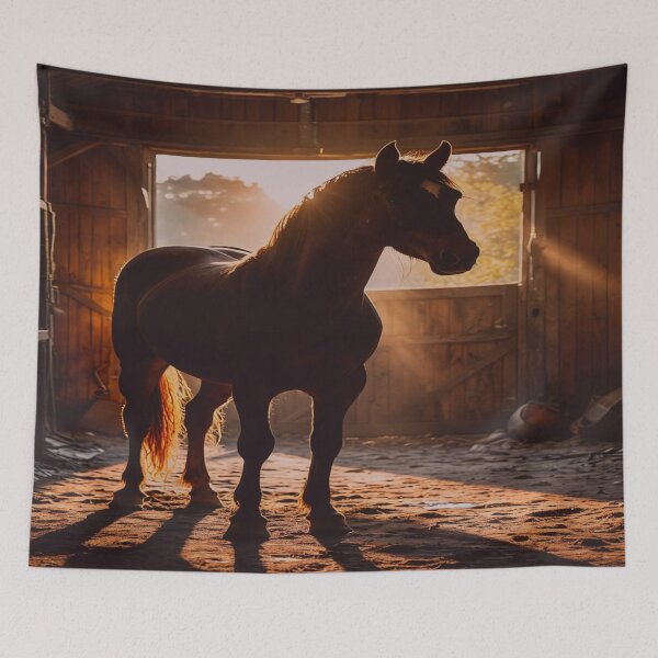 Item preview, Horse in Golden Sunlight designed and sold by BeautifulVirtues.