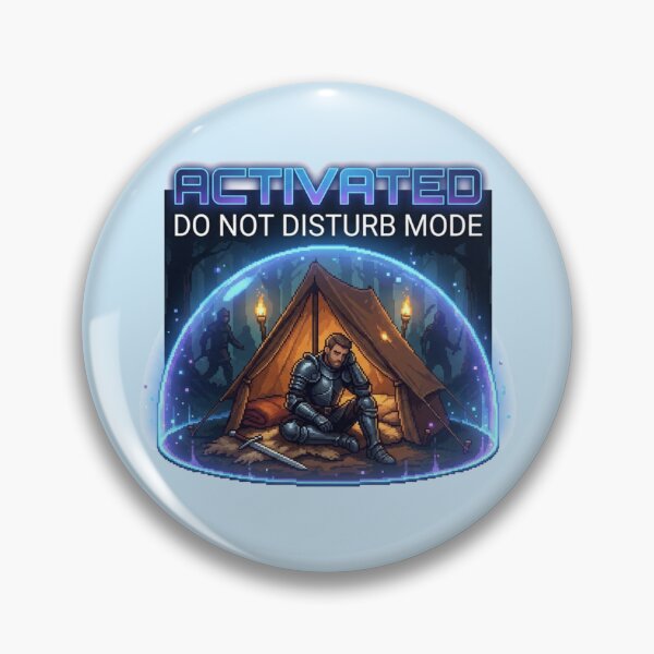 Item preview, Do Not Disturb Mode Activated Introvert Cozy Pixel Design designed and sold by Quiet Mode Studio.