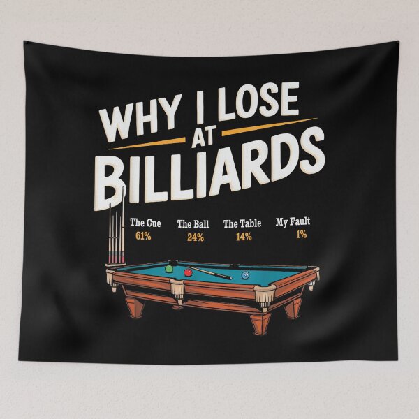 Item preview, Why I Lose at Billiards Pool Player Billiard Snooker Funny designed and sold by RichardXRichard.