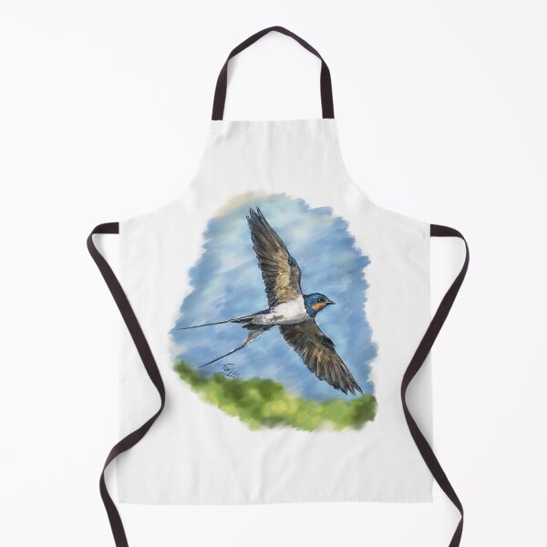Item preview, Flying Swallow Bird Illustration – Nature Wildlife Art designed and sold by hopenoli_art.