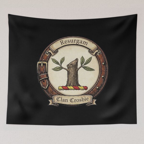 Item preview, Clan Crosbie Crest designed and sold by BagTown Clans.